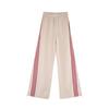 Pantaloni della tuta a righe a vita alta con polsini da donna - Autunno 2025
