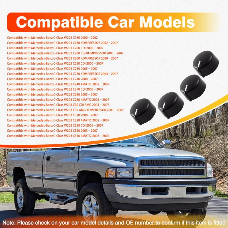 4Pcs Air Conditioner Climate Control Button Knob for Mercedes C-Class W203 C320 C240 C230 C180 C280 2038300685 A2038300685