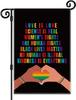 Love Is Love Garden Ag - Double Sided Yard Outdoor Farmhouse Lawn Decor, BLM, Women's Rights, Equality Diversity, LGBT UUL EEZ