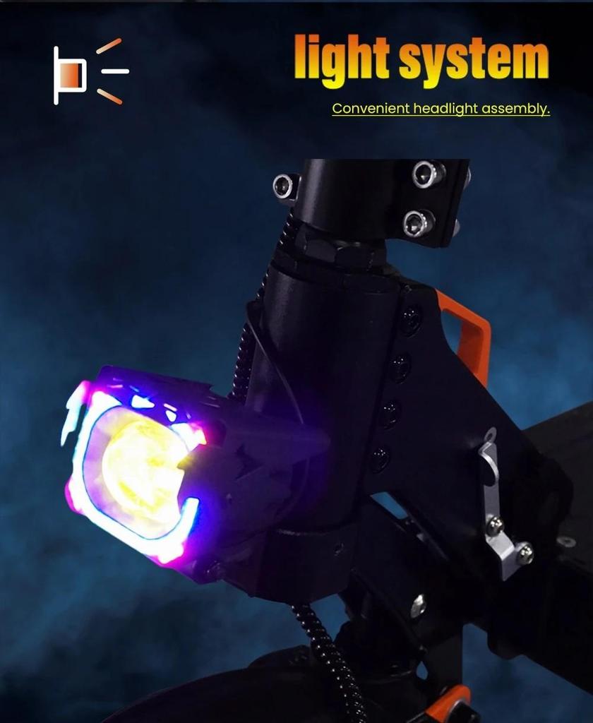 GELEIPU Z1 Adult Electric Scooter 1200W Motor 48V20AH Battery 10" Tires 60 km/h Max Speed 60km Max Range