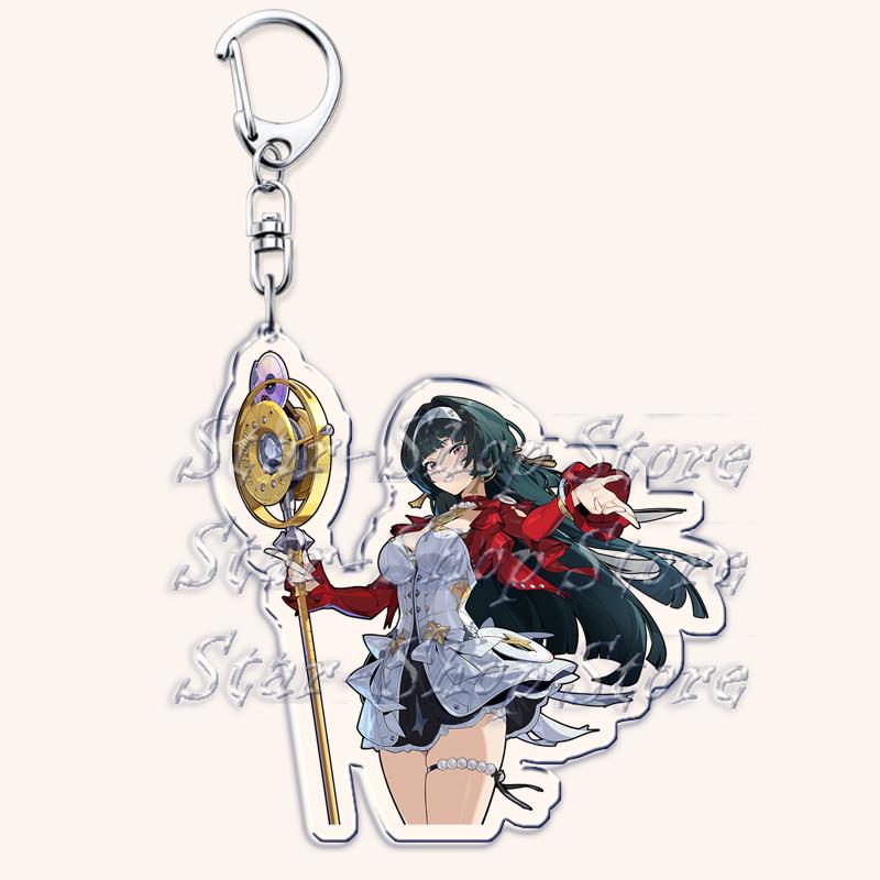 Hot Zenless Zone Zero Keychains for Womens Accessories Bag Ellen Joe Bangboo Miyabi ZZZ Anby Jane Doe Nicole Keyrings Fans Gifts