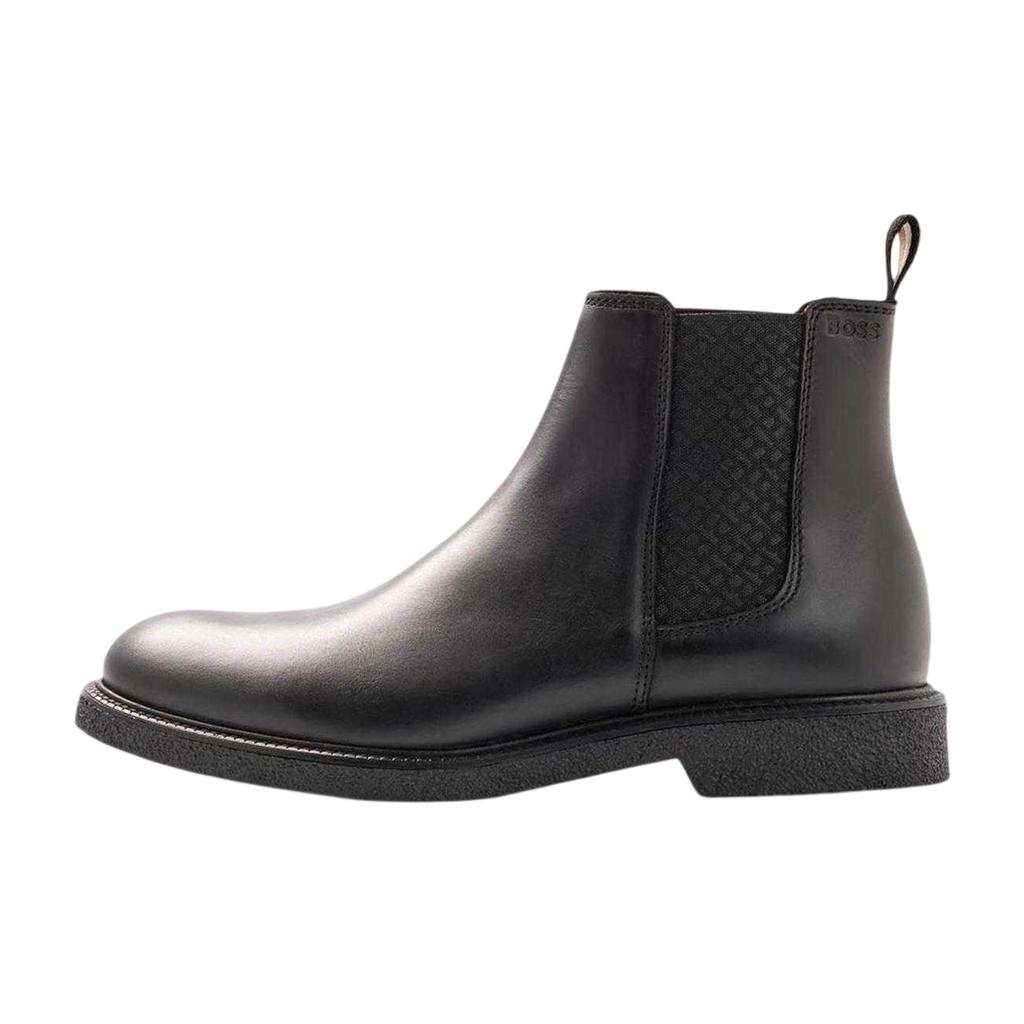 BOSS Mens Tunley Cheb Leather Chelsea Boots