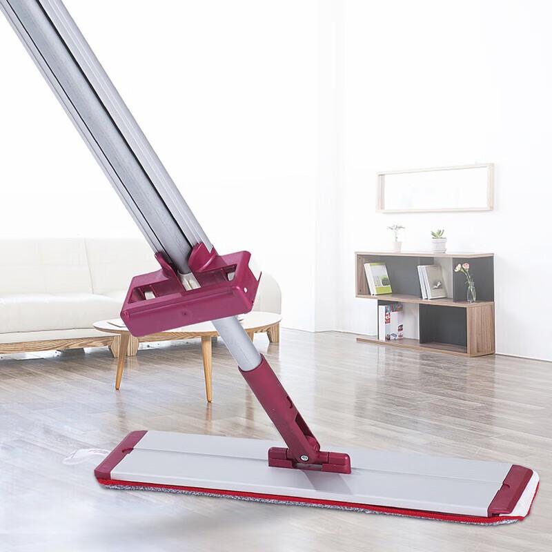 OKwife Self-Wringing Flat Mop & Bucket Set