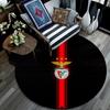 Sport Lisboa E Benfica2 Round Area Rug,Carpet Rug for Living Room Bedroom Sofa Playroom Decor,Non-slip Floor Mat