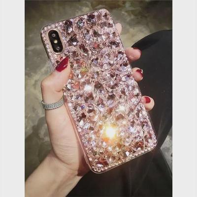 Luxuriöse Strass-Volldiamanten-Hülle für Apple 15 Pro Max, iPhone 14 Plus/14/12