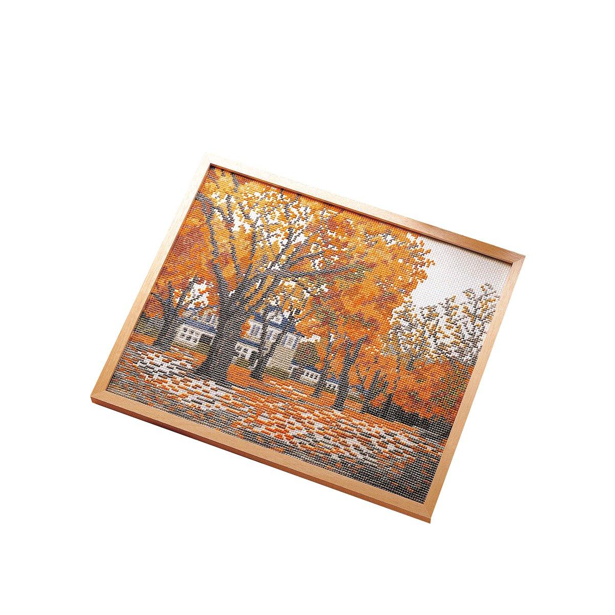 

Olympus Silk Cross Stitch Embroidery Kit Poetry of the Four Seasons Deep Autumn Off-White 7108