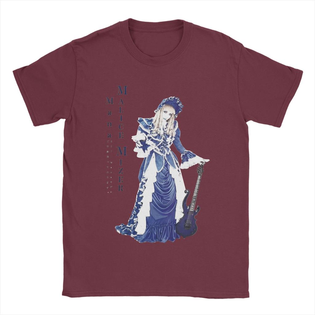Seltenes MALICE MIZER 100% Baumwoll-T-Shirt für Paare Sommer Vintage T-Shirts Rundhals Neuheit T-Shirts Übergroße Dropshipping Kleidung