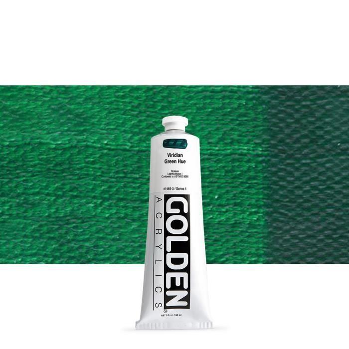 Acrylfarbe - Golden - Heavy Body - 150ml - Farbe Viridian Green - Professionell