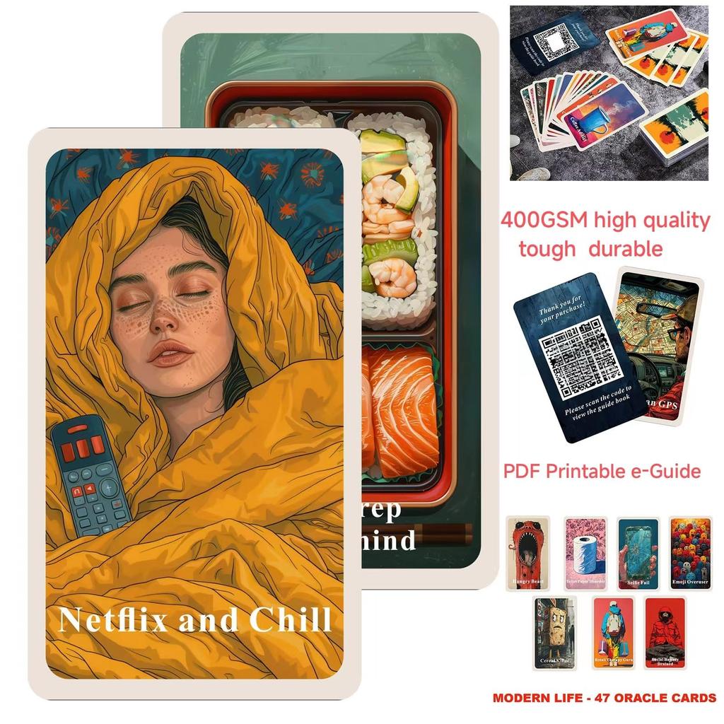 Modern Life An oracle card deck of wisdom and humor to easily handle the everyday practical and complexities of modern Oracle chaos, wisdom, life.