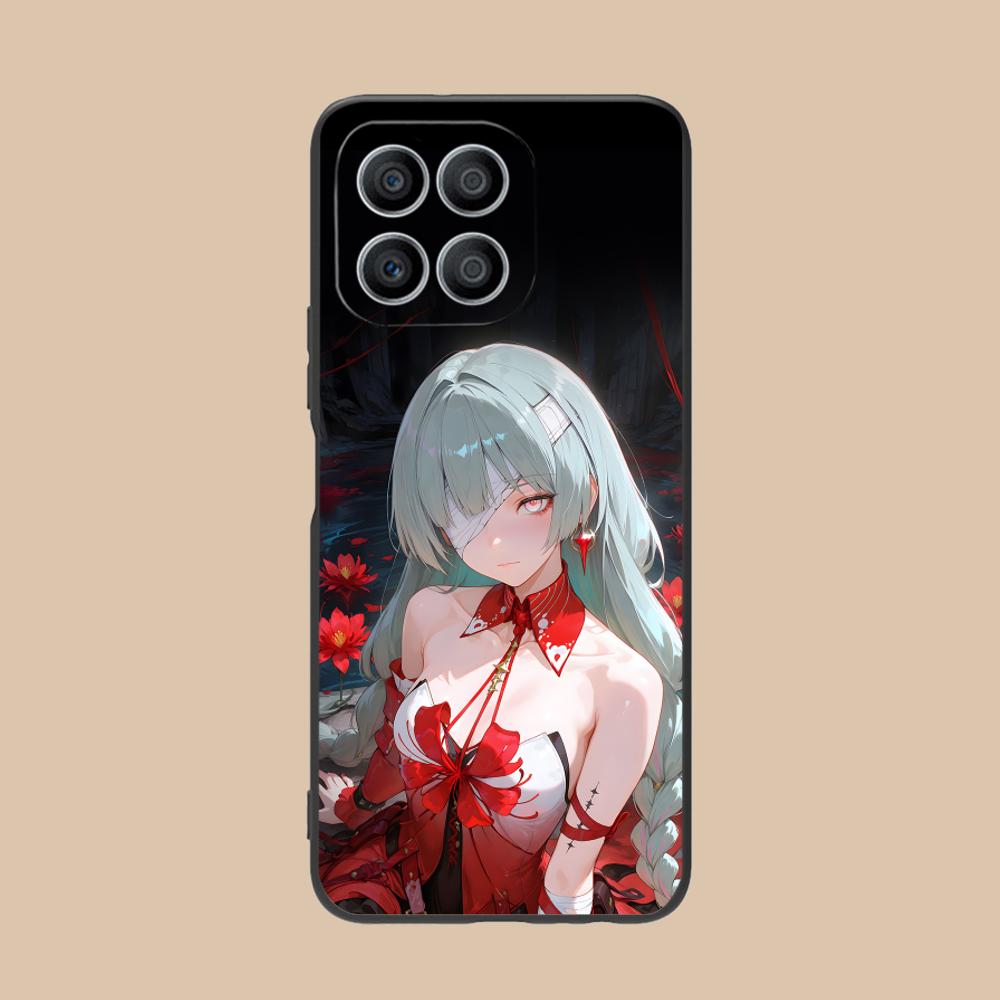 Wuthering Waves Phrolova Mattes Handyhülle für Honor 90 80 70 60 50 30 20 10 9 8 7 Pro S SE Lite 5G Druckabdeckung