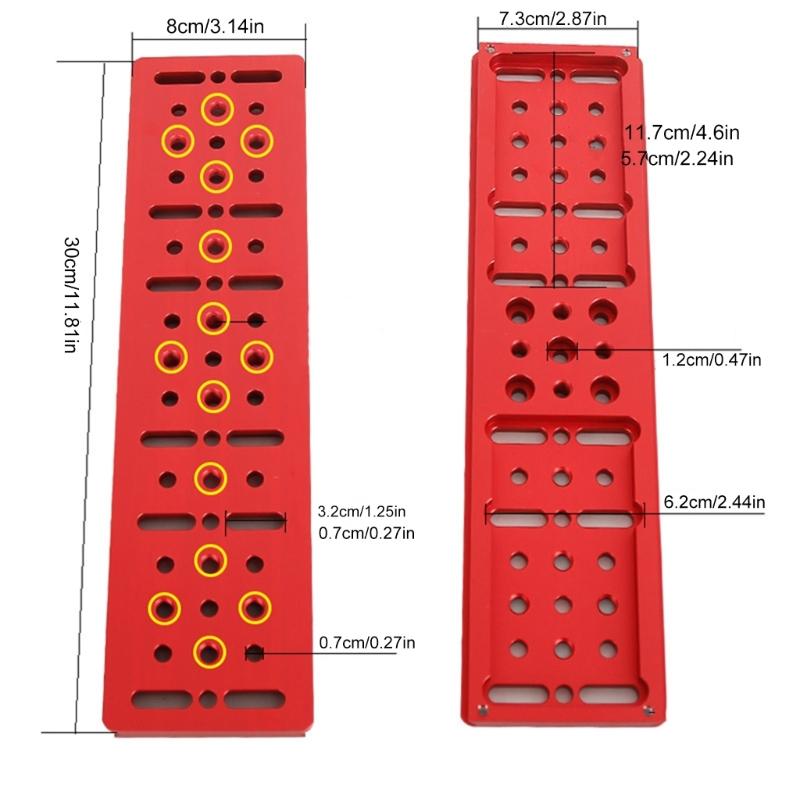 Multiple Use Dovetail Plate Board Solid Metal Widely Narrow Orbit Star Guide For Enthusiasts Professional Holder