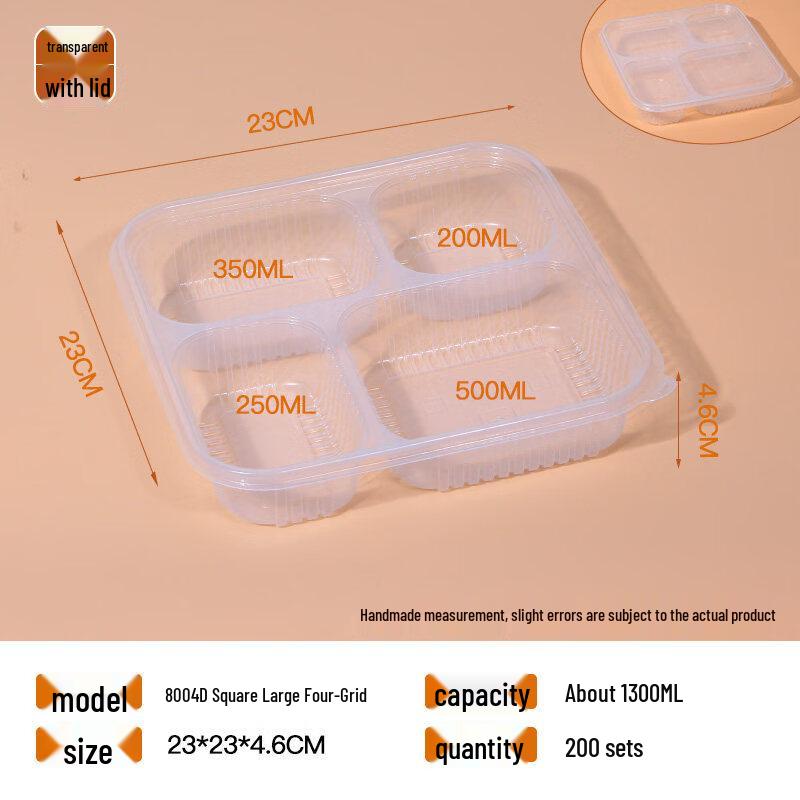 ZISIZ Disposable Takeaway Lunch Box