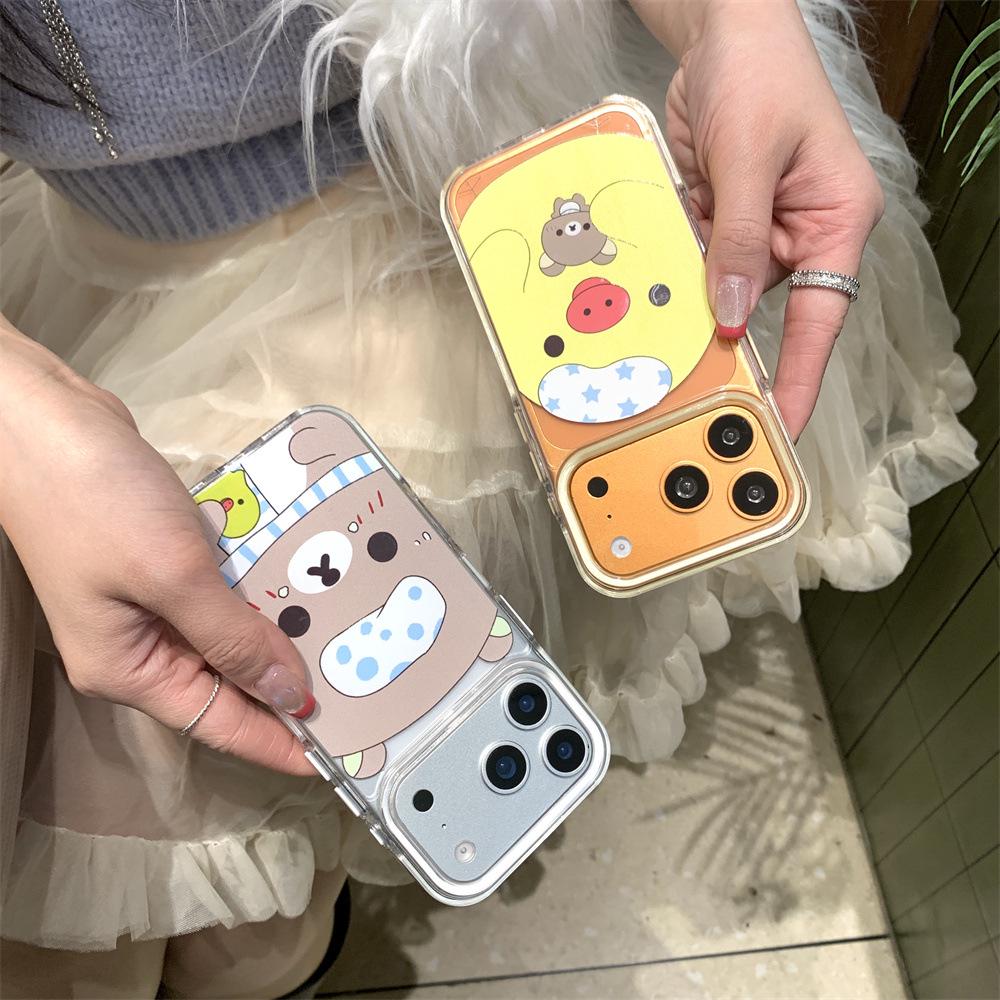 Rilakkuma Chick iPhone 14/13/12/11 ProMax Anti-Fall Case