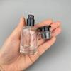30ml leere, nachfüllbare Parfümflasche aus Glas, zylindrische Unterflasche, tragbare Parfümzerstäuberbehälter, Probenflasche
