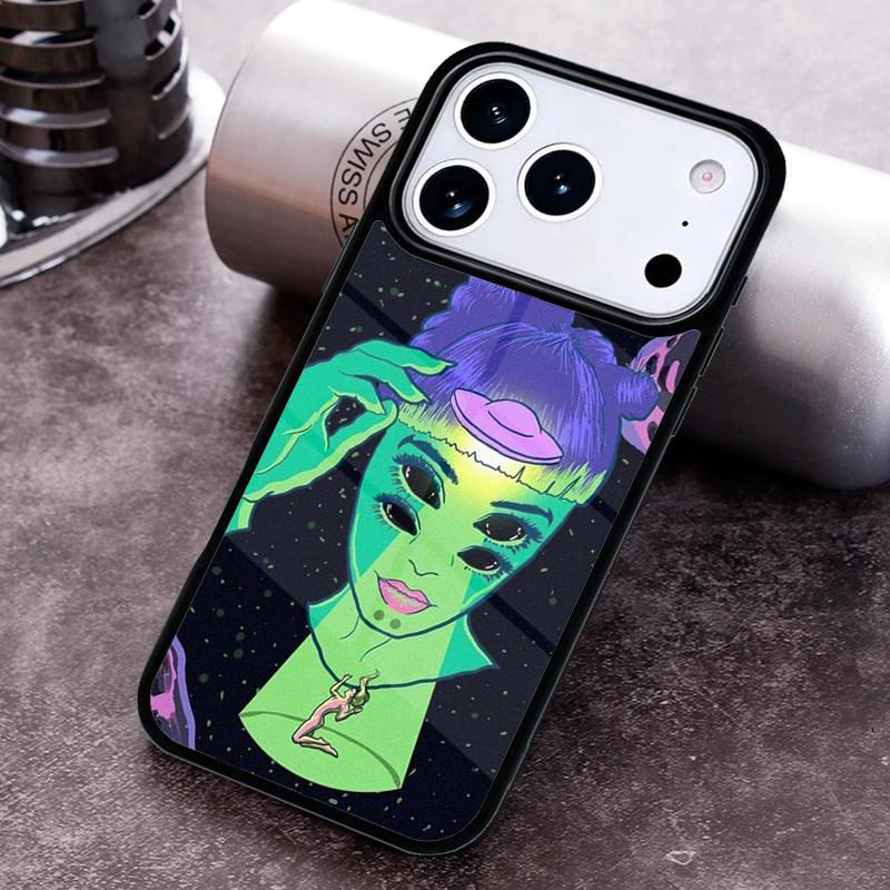 Hippie Grunge Art Phone Case for iPhone 17 16 15 Pro Max Air 14 13 12 11 Plus Shockproof Cover