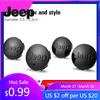 Für Jeep Für Jeep Renegade Compass Grand Cherokee Wrangler jk Gladiator 4 Stück ABS Galvanisiert Auto Radnabenabdeckung A