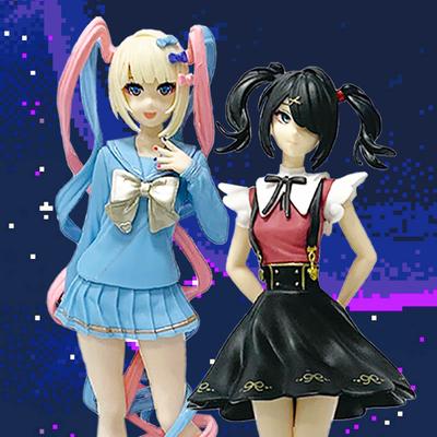 Anime NEEDY STREAMER OVERLOAD Ame Chan Figurák Eső Figurák Aranyos Lány Instant Tészta PVC Gyűjthető Modell Születésnapi Játékok