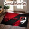 Benutzerdefinierter Teppich AZ Alkmaar Muster Druck Name Text Weicher Rutschfester Bodenläufer für Heim-Innen Dekoration