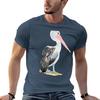 Watercolour Pelican by Love Stax TShirt Unisex T Shirt Cotton T Shirt for Unisex  Percent Cotton T Shirts for Unisex Slim Fit Tshirt