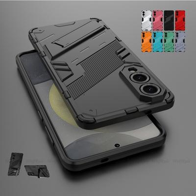 For Samsung S25 Edge Case Cover Samsung Galaxy S25 Edge Capas Armor Phone Back Shockproof Stand Holder Fundas Samsung S25 Edge