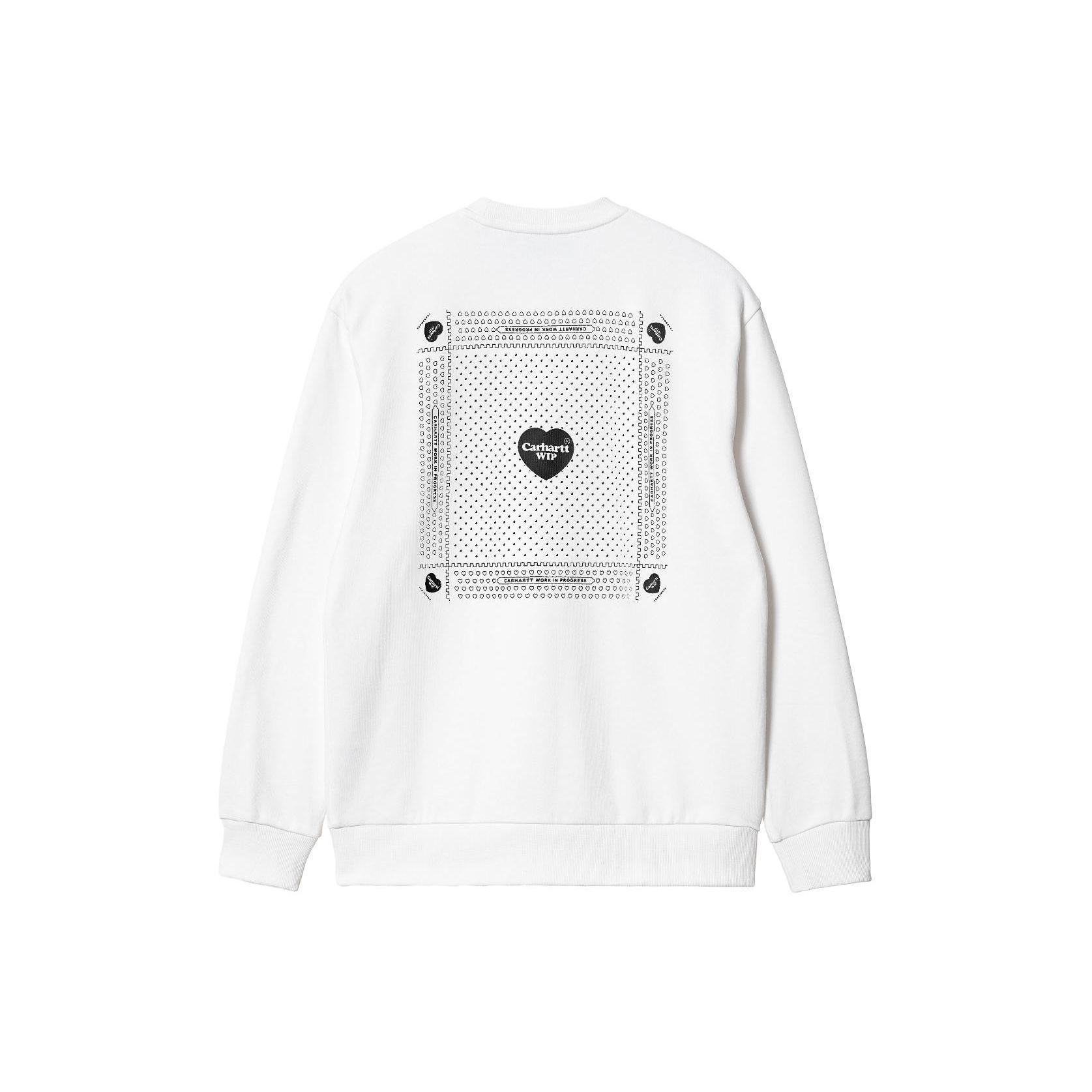Carhartt WIP SS24 Heart Bandana Sweatshirt