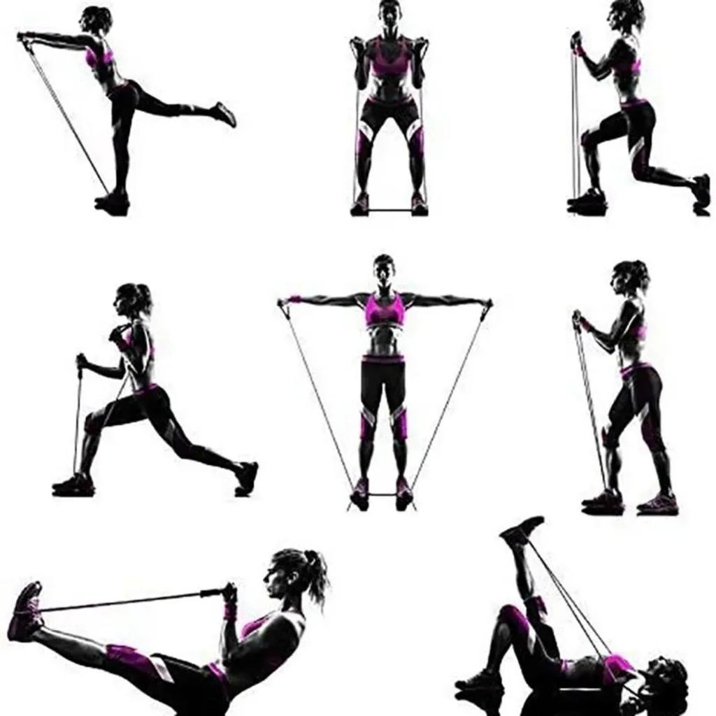 Resistance Bands with Handles – Home Gym Strength Training Set for Men & Women