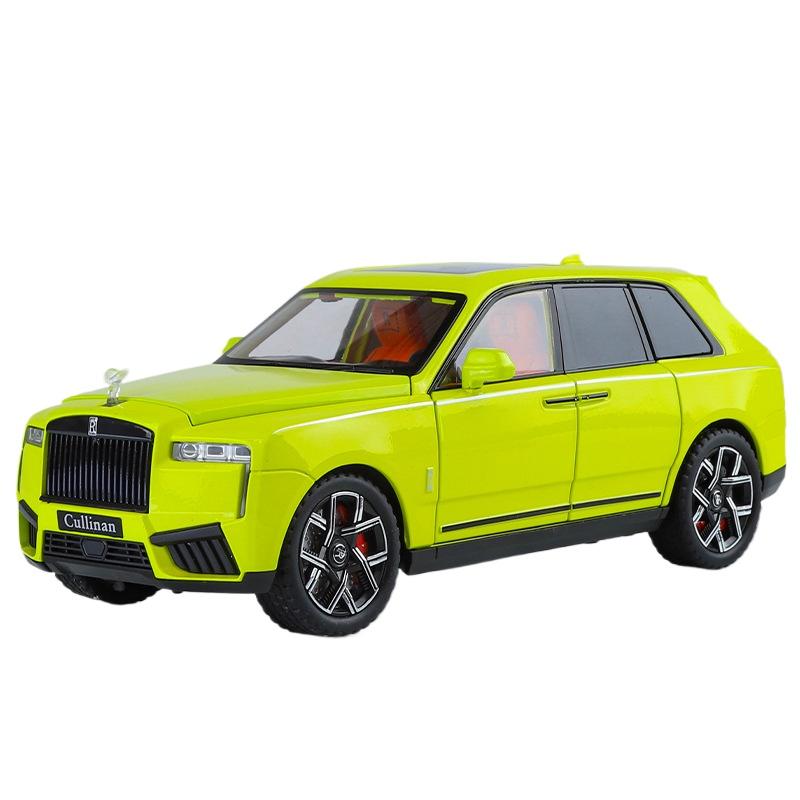 1/24 Rolls-Cullinan Alloy Car Model, with Starry Sky Roof Simulation SUV Boy Toy Car Off-road Vehicle Collection Ornament Gift