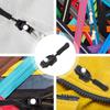 Zipper Head 10PCS Removable Zipper Teeth Fix Zip Puller Zipper Replacement Zipper Fix Replacement for Luggage Backpacks Jackets