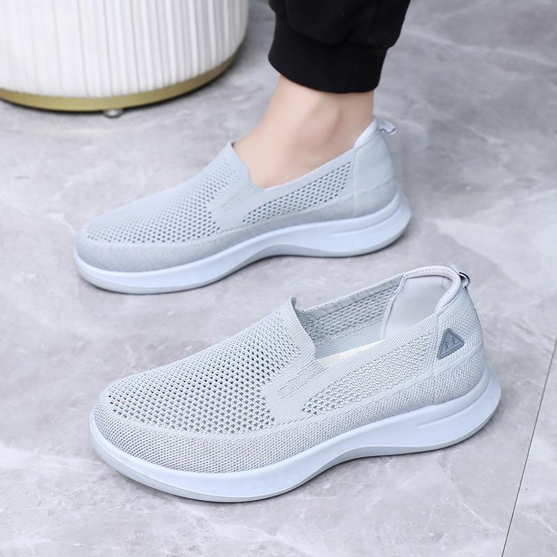 Fashion Men's Loafers Summer Breathable Mesh Casual Shoes Comfort Walking Flats Outdoor Non Slip Sneakers Canvas Flats Zapatillas Hombre