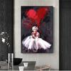 Filmstar-Kunst, Mädchenporträt, Ölgemälde auf Leinwand, Wandkunst, Poster und Druck für abstrakte Mädchenzimmerdekoration, Wanddekoration