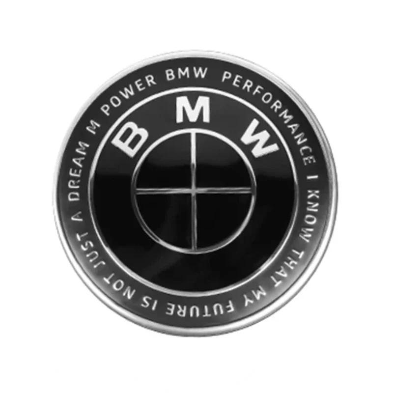82mm 2-pinowy / 3-pinowy logo 50. rocznicy BMW X1 X3 X5 X7 F30 F20 F10 E28 E36 E46 E53 E90 E93 E87 logo na pokrywę silnika logo na bagażnik