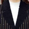 Plus Size Fleece-Lined Vest for Middle-Aged & Elderly Women - Stylish Autumn/Winter Suit Collar