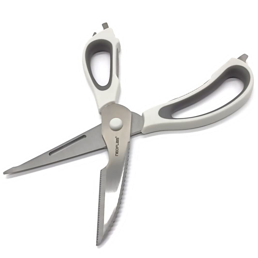 

кухня Кухня нержавеющая бутылка весы мясо кость готовка кухня зубчатый без ножа время корейская бутылка кухонные ножницы [Многофункциональные ножницы]