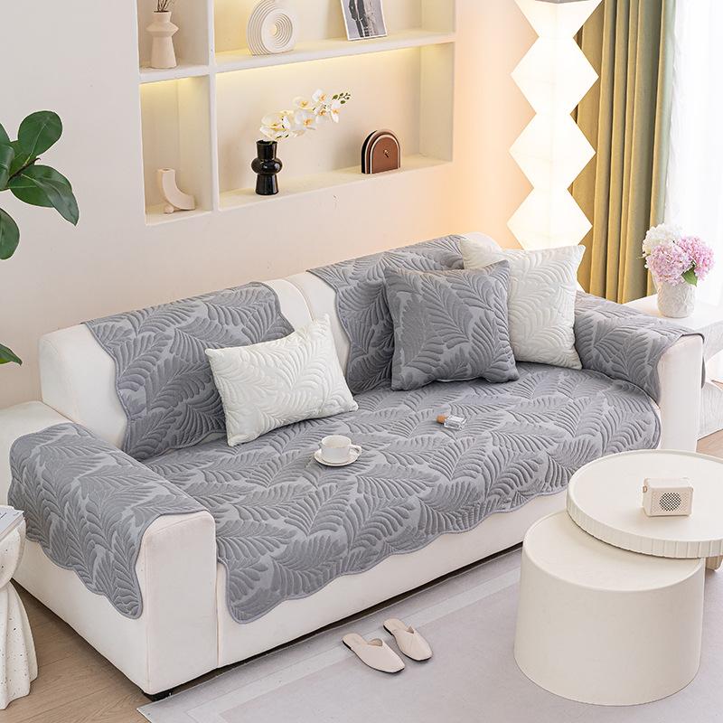 

Special-Shaped French Cream Wind Sofa Cushion New Summer Cool Senior Light Luxury Fixed Non-Slip Sofa Cover 70*70cm