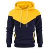 Men's Color Block Hooded Sweatshirt - Warm Autumn/Winter Fashion Jacket
