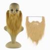 Realistic Artificial Fake Beard Long Fluff Mustache Whisker Grandpa Santa Claus Cosplay Halloween Costume Party Props