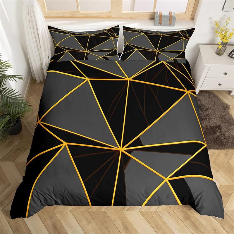 Пододеяльник с изображением заката и геометрическим узором Ombre — фото 17