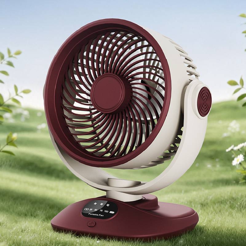 Usb Desk Fan With 4 Blades And 3 Speed Settings For Office And Dorm Use