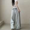 Womens Wide Leg Loose Fit Printed Casual Trousers High Waist Streetwear Pants 2025