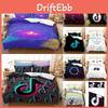 Unique Tiktok Duvet Cover And Pillowcase Set With Charming 3d Print Designs