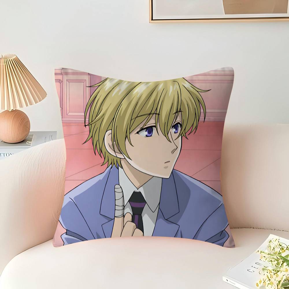 Ouran High School Host Club Tamaki Pillowcase Toon Gift Cushion Cover Bedroom Home Sofa Chair Seat Decor Pillow Case