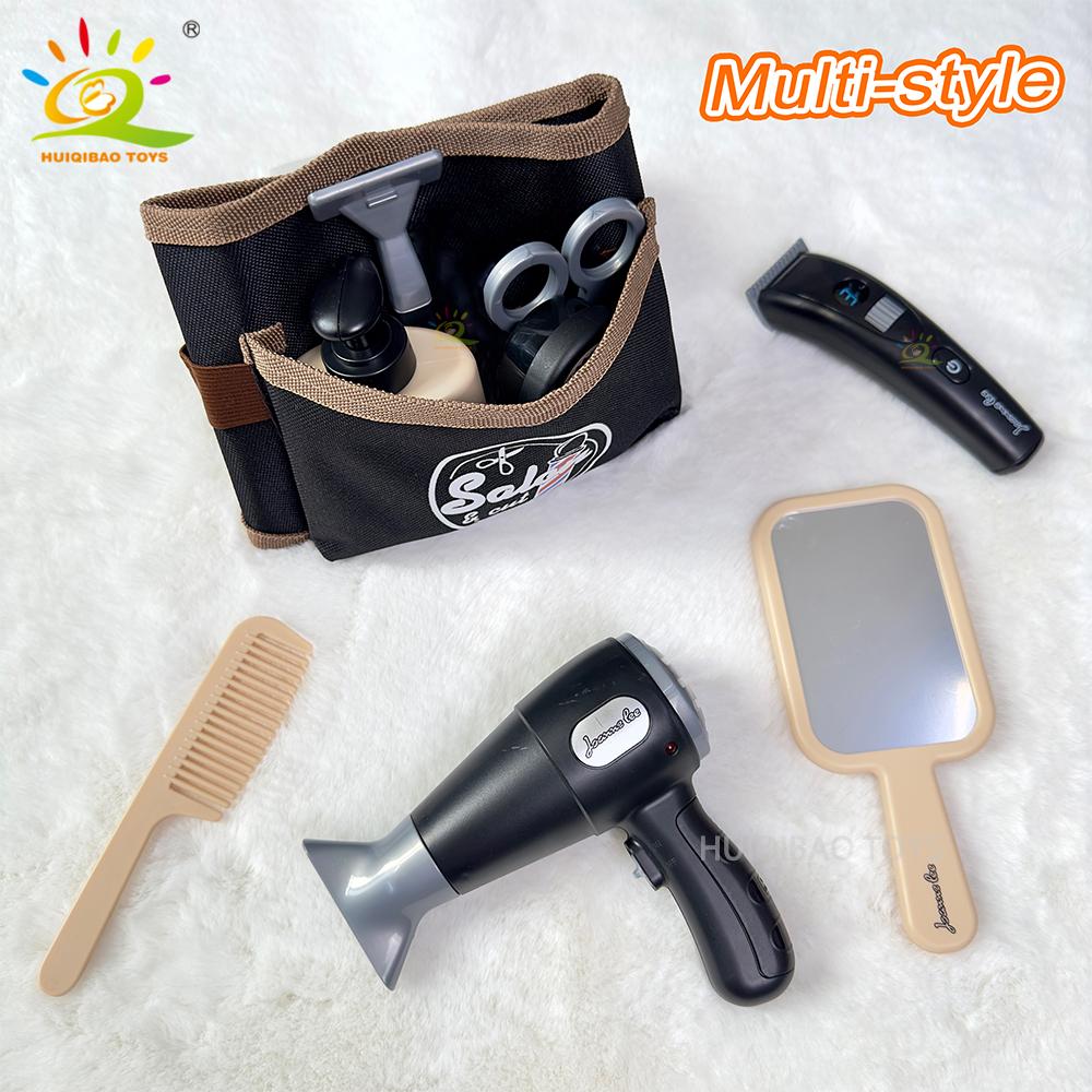 Kids' Hair Salon Play Set Role-Playing Hairdressing Tools Beauty Salon Styling Toys Birthday & Holiday Gifts for Boys & Girls