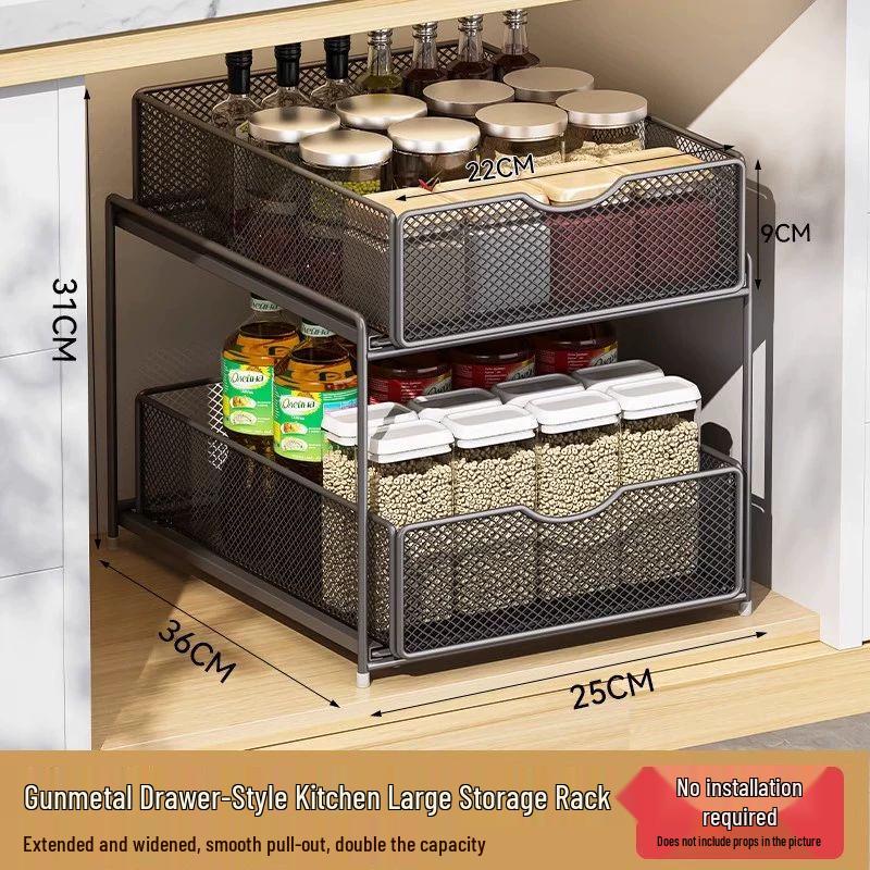 Ausziehbares Unterschrank-Aufbewahrungsregal