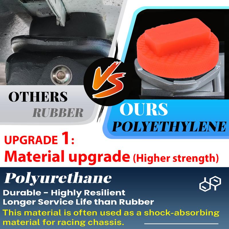 4X Floor Jacking Point Jack Lifting Mount Pad Adapter For Mini Clubman Paceman Cooper R60 F60 R55 R59 R61 R50 R56 F55 F56 F65