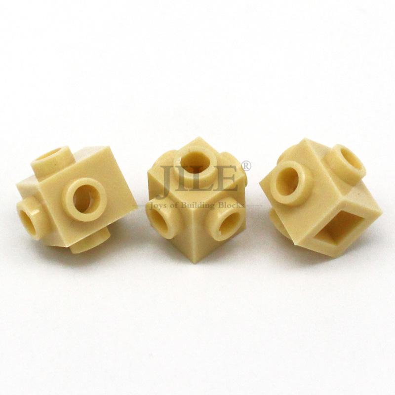 50pcs Building Blocks 4733 Brick Modified 1x1 with Studs on 4 Sides DIY Educational Bricks Bulk Toys Compatible Major Brand