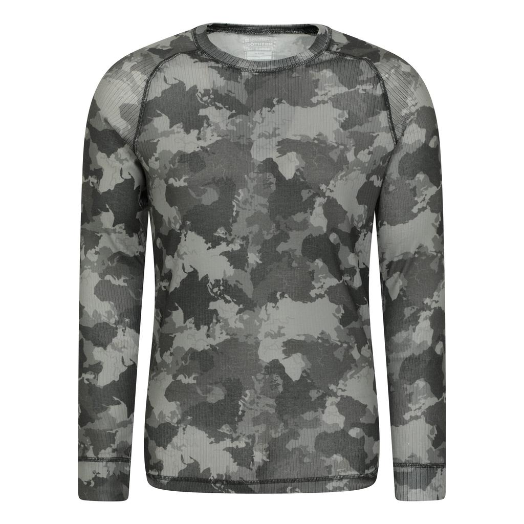 Mountain Warehouse Men's Talus Camouflage Thermal Top