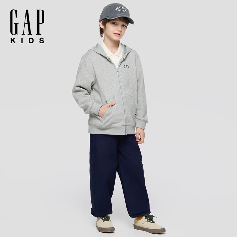 Gap Kids' Logo Fleece Full-Zip Hoodie