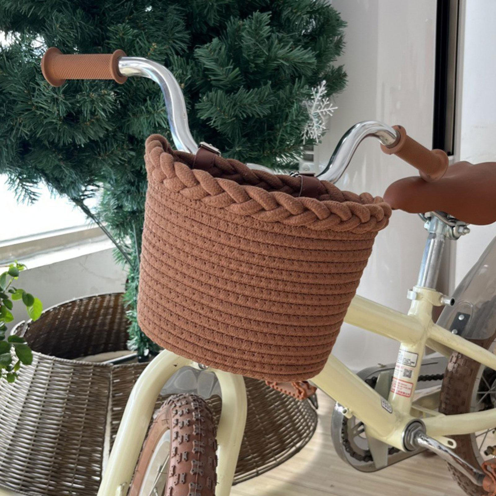 

Kids Bike Basket Bicycle Multifunction Portable Accessories,Decor,Cargo Rack Bag,Carrier