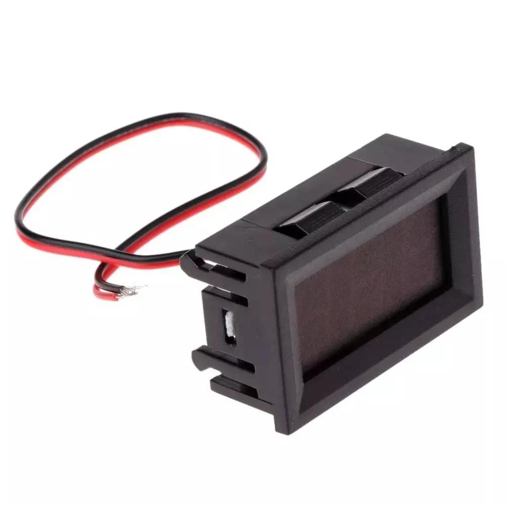 Digital Voltmeter DC 4.5V to 30V Digital Voltmeter Voltage Panel Meter Red/Blue/Green For 6V 12V Electromobile Motorcycle Car