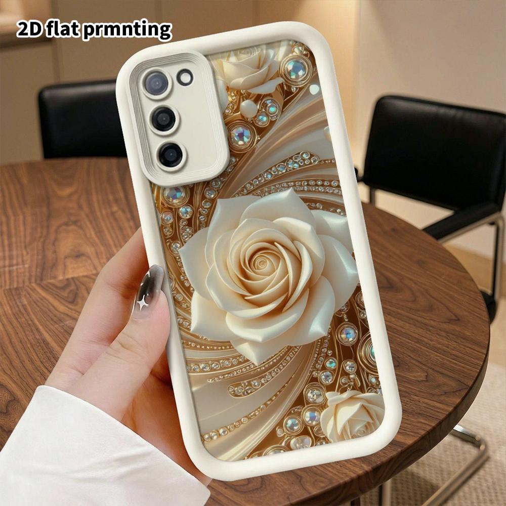 Phone Case: 2D Flat Samsung Galaxy A34 A35 M05 M06 S20 S22 S21 FE Plus 5G Layered Protective Case, Pearl Matte, Christmas and Halloween Gift